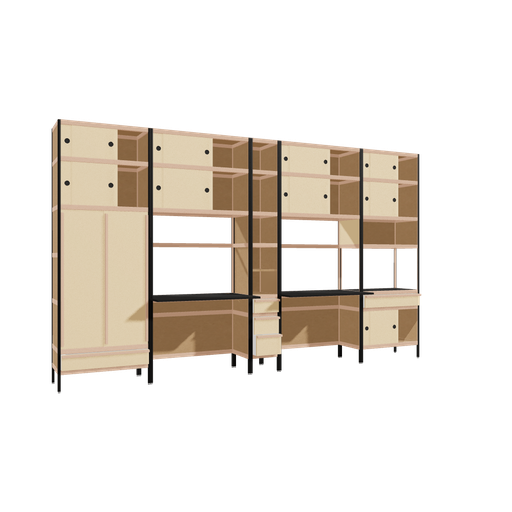 [f165029] Furniture (231.5x392x63.6 cm)