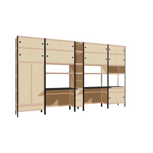 [f165030] Furniture (231.5x392x63.6 cm)