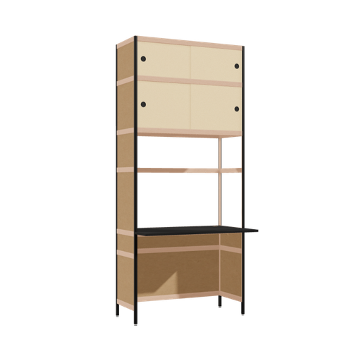 [400532224] Overhangend bureau (227.5x100x63.6 cm)