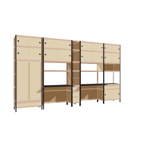 [f165033] Furniture (227.5x392x63.6 cm)