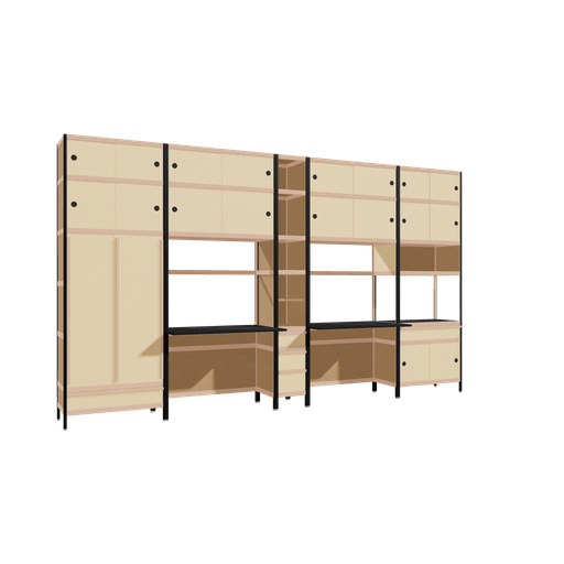 [f165034] Furniture (227.5x392x63.6 cm)