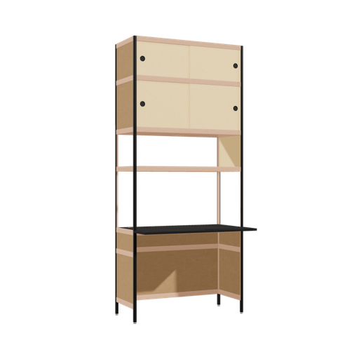 [400523743] Bureau débordant (227.5x100x63.6 cm)