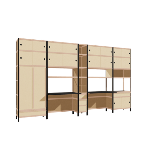 [f165040] Furniture (227.5x392x63.6 cm)