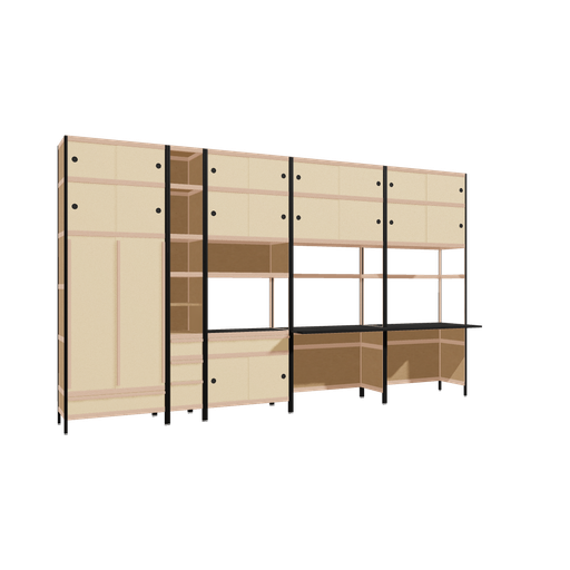 [f165043] Furniture (227.5x392x63.6 cm)