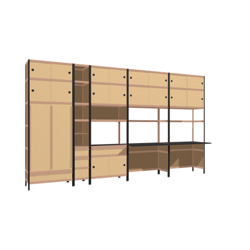 [f165044] Furniture (227.5x392x63.6 cm)