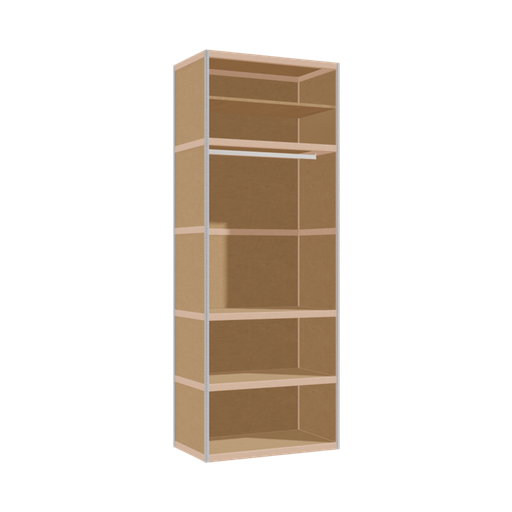 [400532275] Kleerkast (239x90x52 cm)