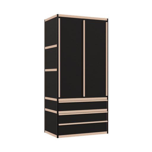 [400532342] Kleerkast (209x100x62 cm)