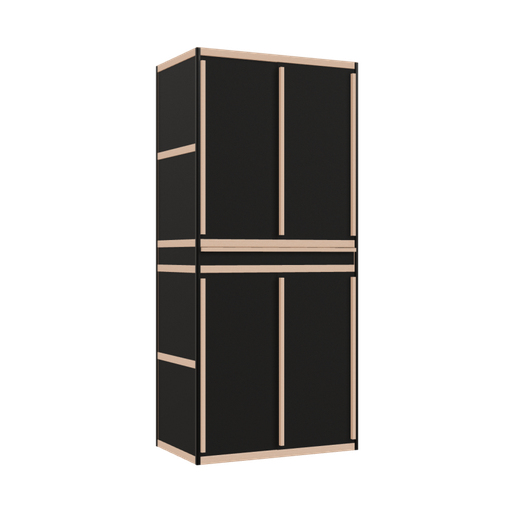 [400532378] Kleerkast (222x100x62 cm)