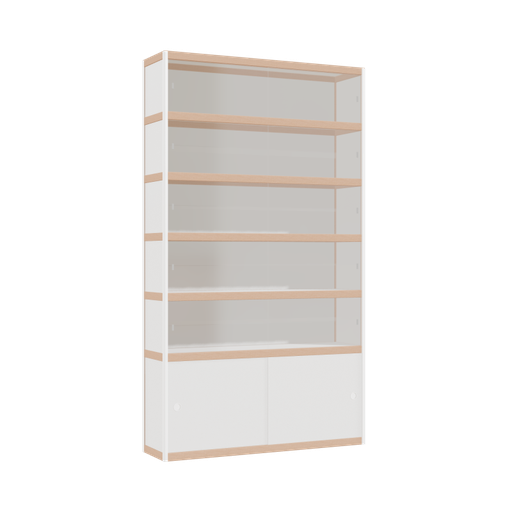 [400532386] Display cabinet (210x120x32 cm)