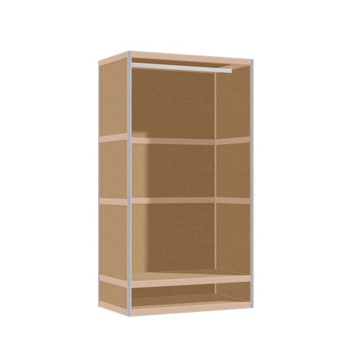 [400532565] Kleerkast (164.5x90x52 cm)