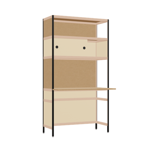 [400532570] Bureau débordant (186.5x100x63.6 cm)