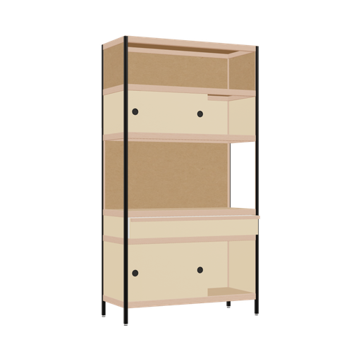 [400532571] Kast (186.5x100x42 cm)