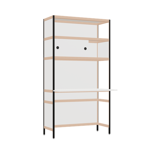 [400532580] Bureau débordant (186.5x100x63.6 cm)