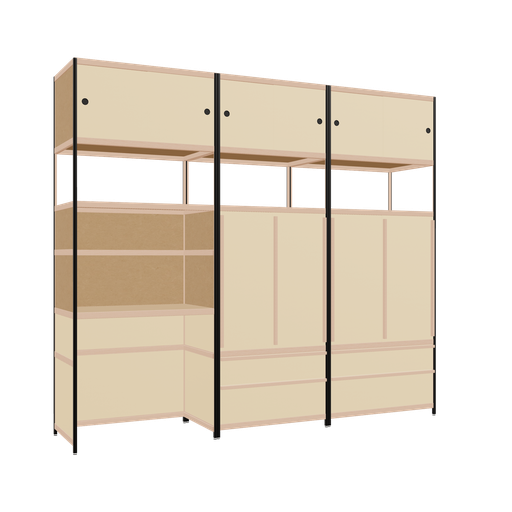 [f165198] Furniture (255x290x62 cm)