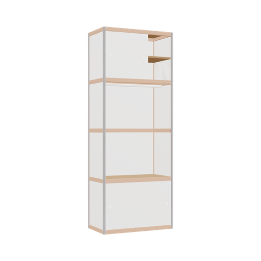 [400532606] Wardrobe (208x80x42 cm)