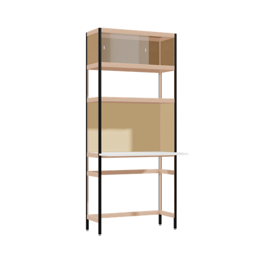 [400532646] Overhangend bureau (186.5x80x53.6 cm)