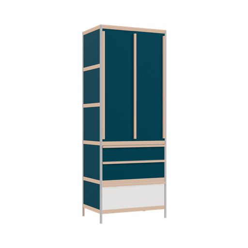 [400532672] Wardrobe (209x80x52 cm)