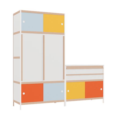 [f165267] Furniture (198x200x52 cm)