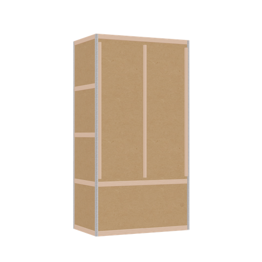 [400376642] Wardrobe (168x90x52 cm)