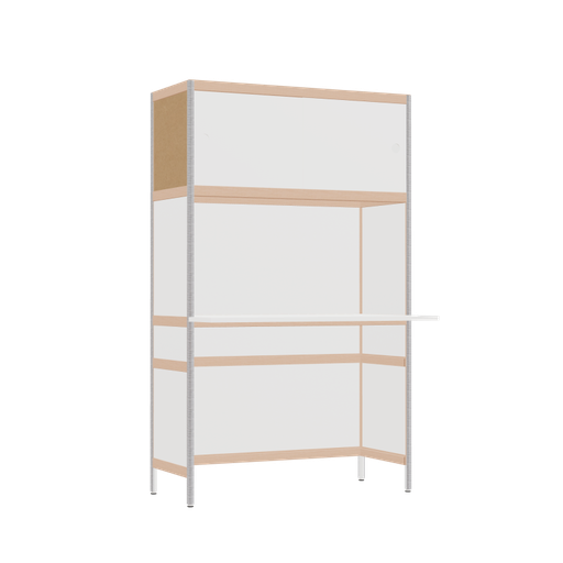 [400532810] Bureau débordant (165.5x100x63.6 cm)