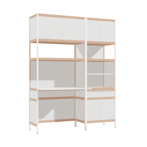 [f165310] Meubles (196.5x152x63.6 cm)