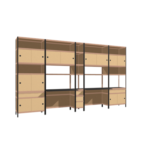 [f165387] Furniture (227.5x392x63.6 cm)