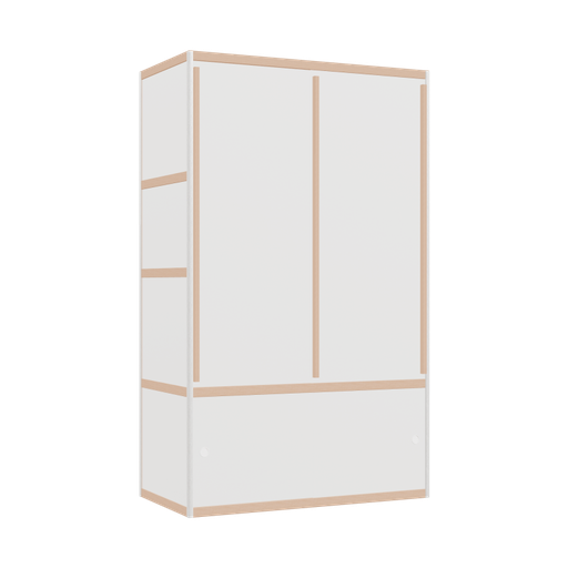 [400533082] Wardrobe (198x120x62 cm)