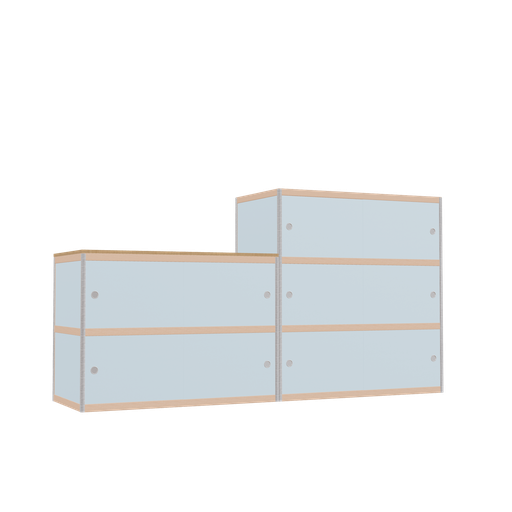 [f165404] Furniture (127x240x62 cm)