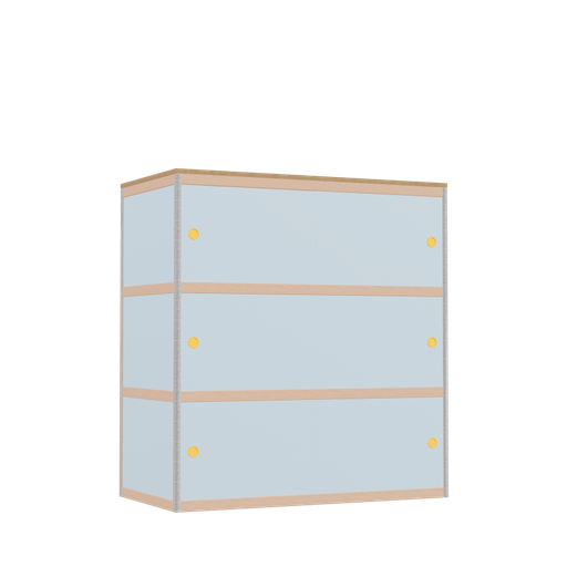 [400533151] Cabinet (128.8x120x62 cm)