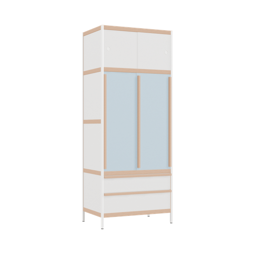 [400533162] Kleerkast (199x80x52 cm)