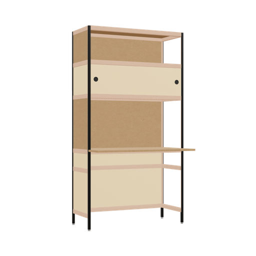 [400533223] Cantilevered desk (186.5x100x63.6 cm)