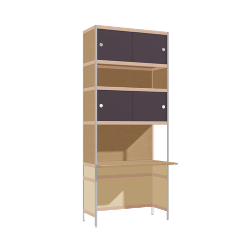 [400533286] Cantilevered desk (237.5x100x63.6 cm)