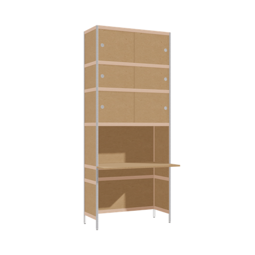 [400533302] Overhangend bureau (237.5x100x63.6 cm)