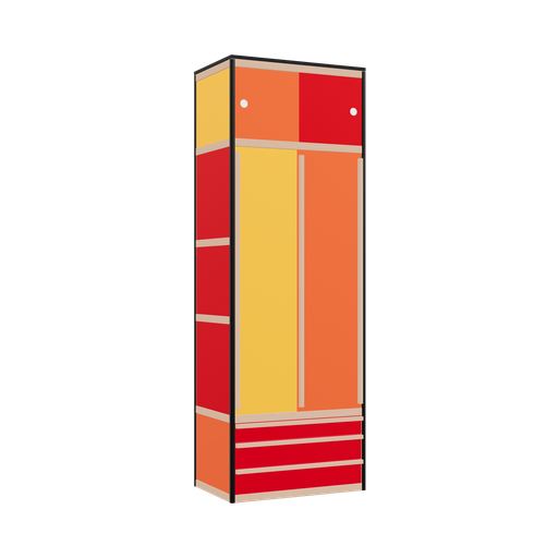 [400533361] Wardrobe (230.8x80x52 cm)