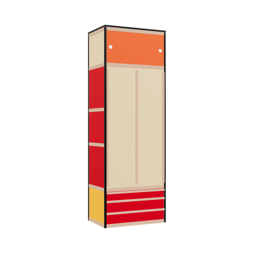 [400533367] Wardrobe (230.8x80x52 cm)