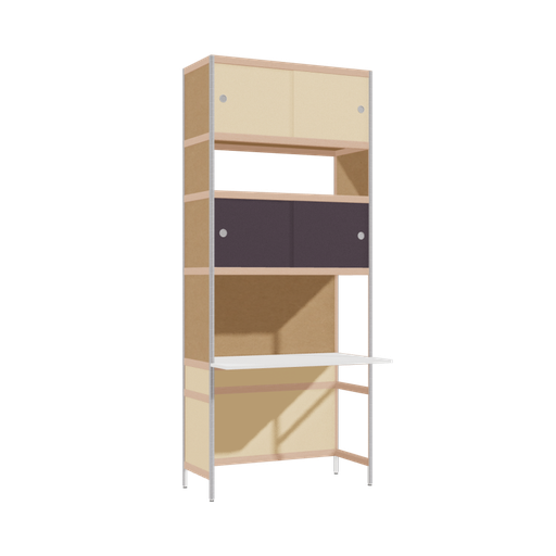 [400533378] Overhangend bureau (237.5x100x63.6 cm)