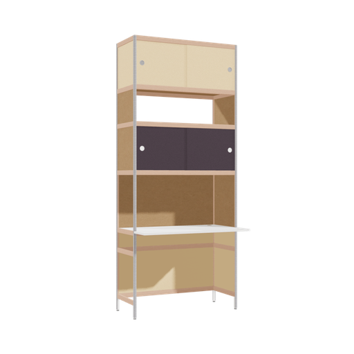 [400533379] Overhangend bureau (237.5x100x63.6 cm)