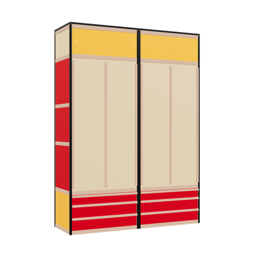 [f165503] Furniture (220.8x160x52 cm)