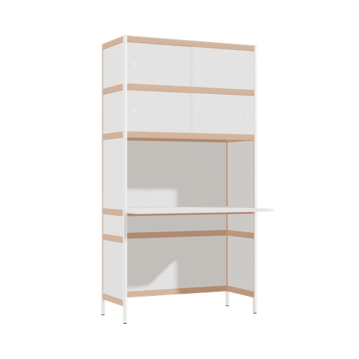 [400533419] Bureau débordant (186.5x100x63.6 cm)