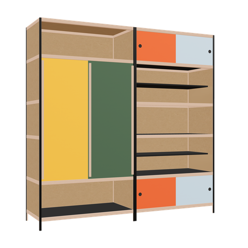 [f165511] Furniture (239x240x62 cm)