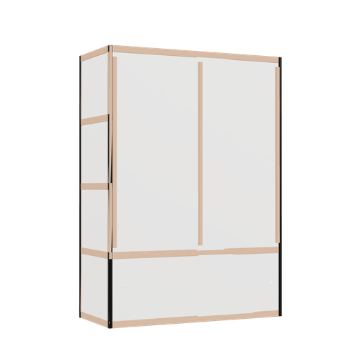 [400533434] Wardrobe (168x120x52 cm)