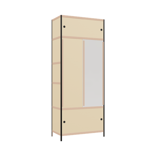 [400533447] Kleerkast (249x100x52 cm)