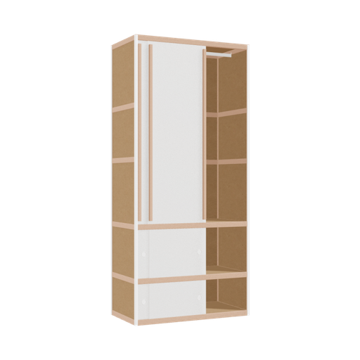 [400533454] Wardrobe (219x100x52 cm)