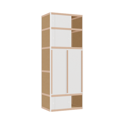 [400533455] Kleerkast (209x80x52 cm)