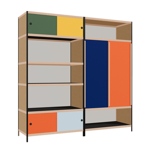 [f165527] Meubles (239x240x62 cm)