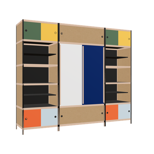 [f165592] Meubles (239x280x62 cm)