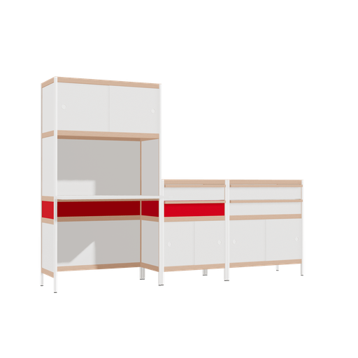 [f165601] Meubels (165.5x232x63.6 cm)