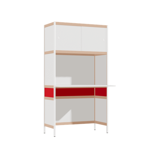 [400533689] Bureau débordant (165.5x90x63.6 cm)