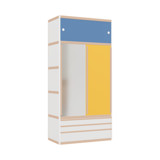 [400533712] Wardrobe (209x100x52 cm)