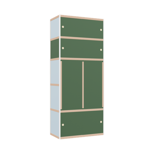 [400533738] Kleerkast (239x100x52 cm)